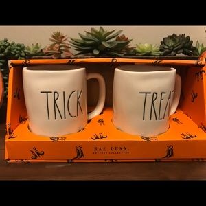 Rae Dunn Trick/Treat Mugs